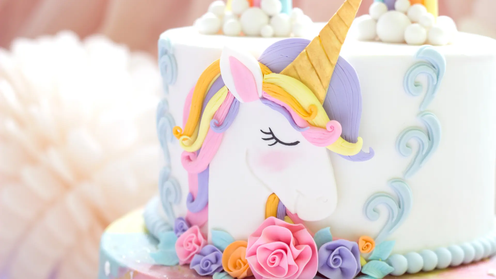 bolo de festa unicornio